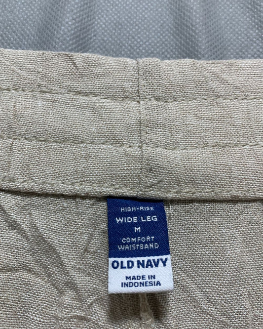 Old Navy Cream Plazo For Women M