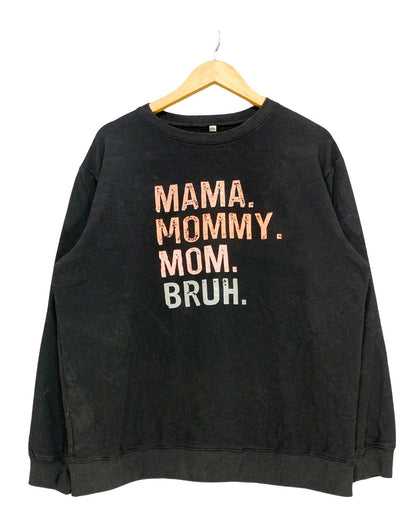 Thrift Queen Black Sweatshirt For Women XXL