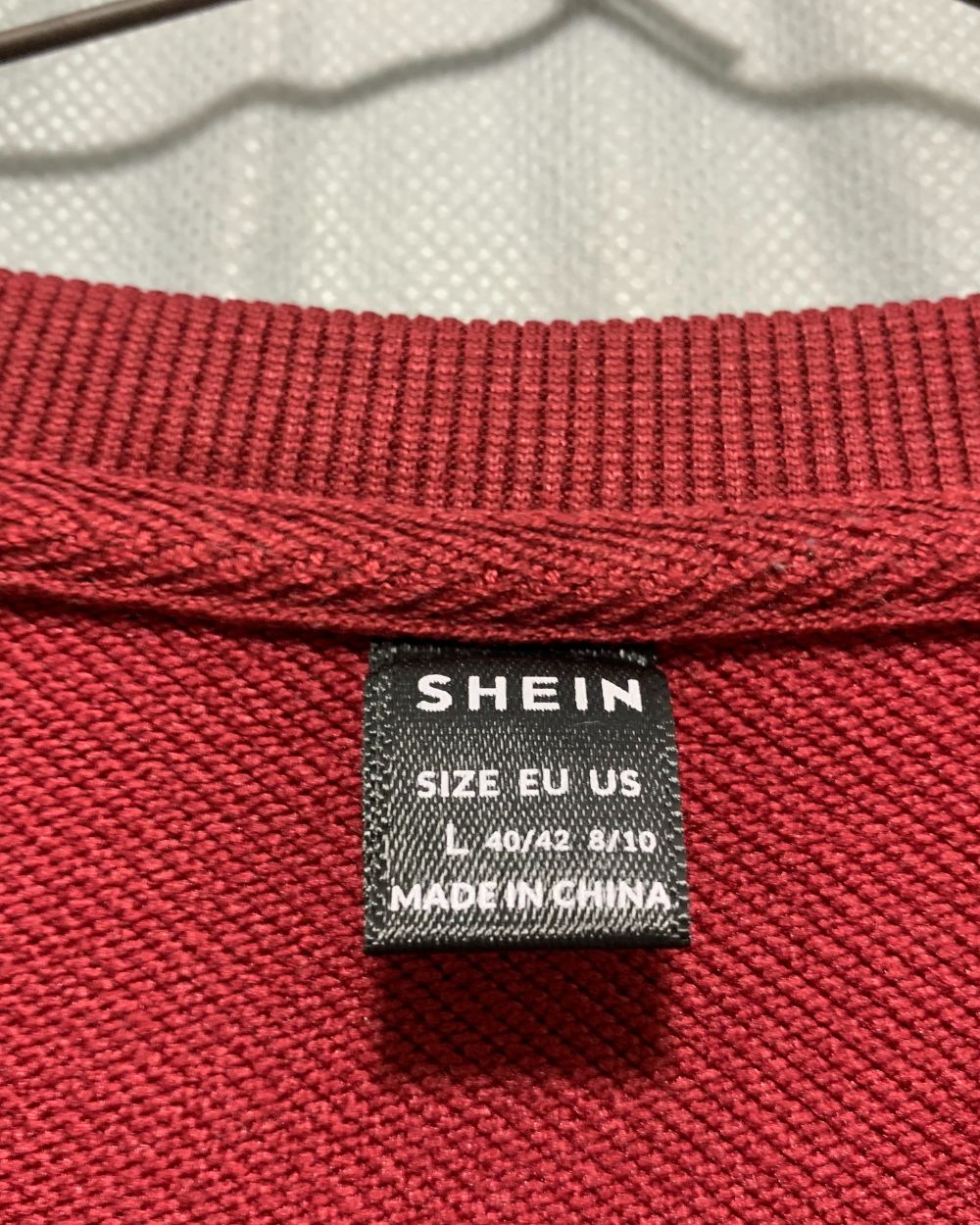 SHEIN Maroon Sweatshirt For Women L
