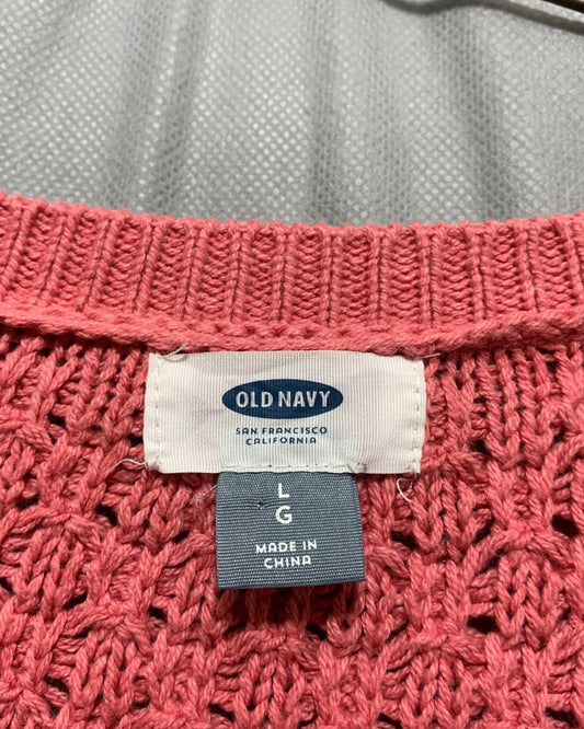 Old Navy Pink Sweater For Women L