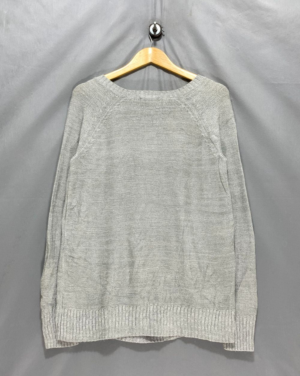 Faded Gray Pink Sweater For Women M
