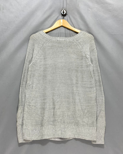 Faded Gray Pink Sweater For Women M