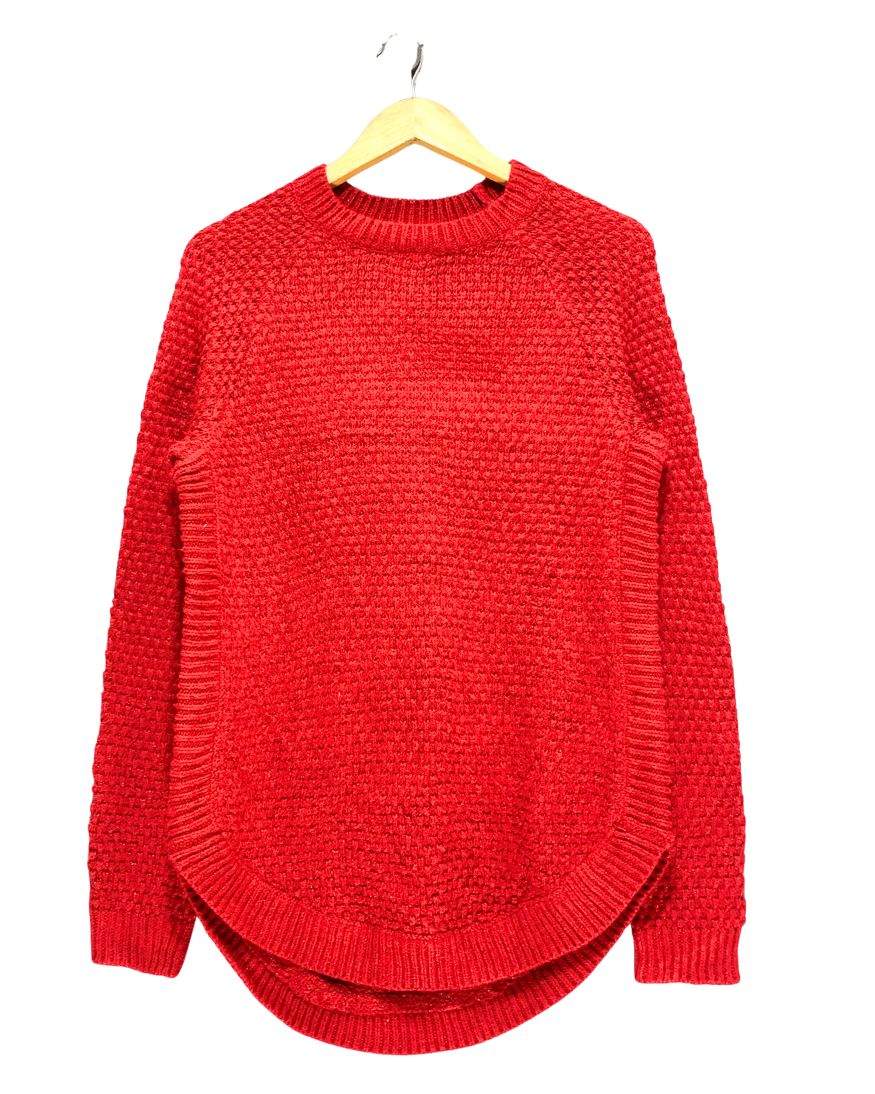 St John's Bay Red Sweater For Women M