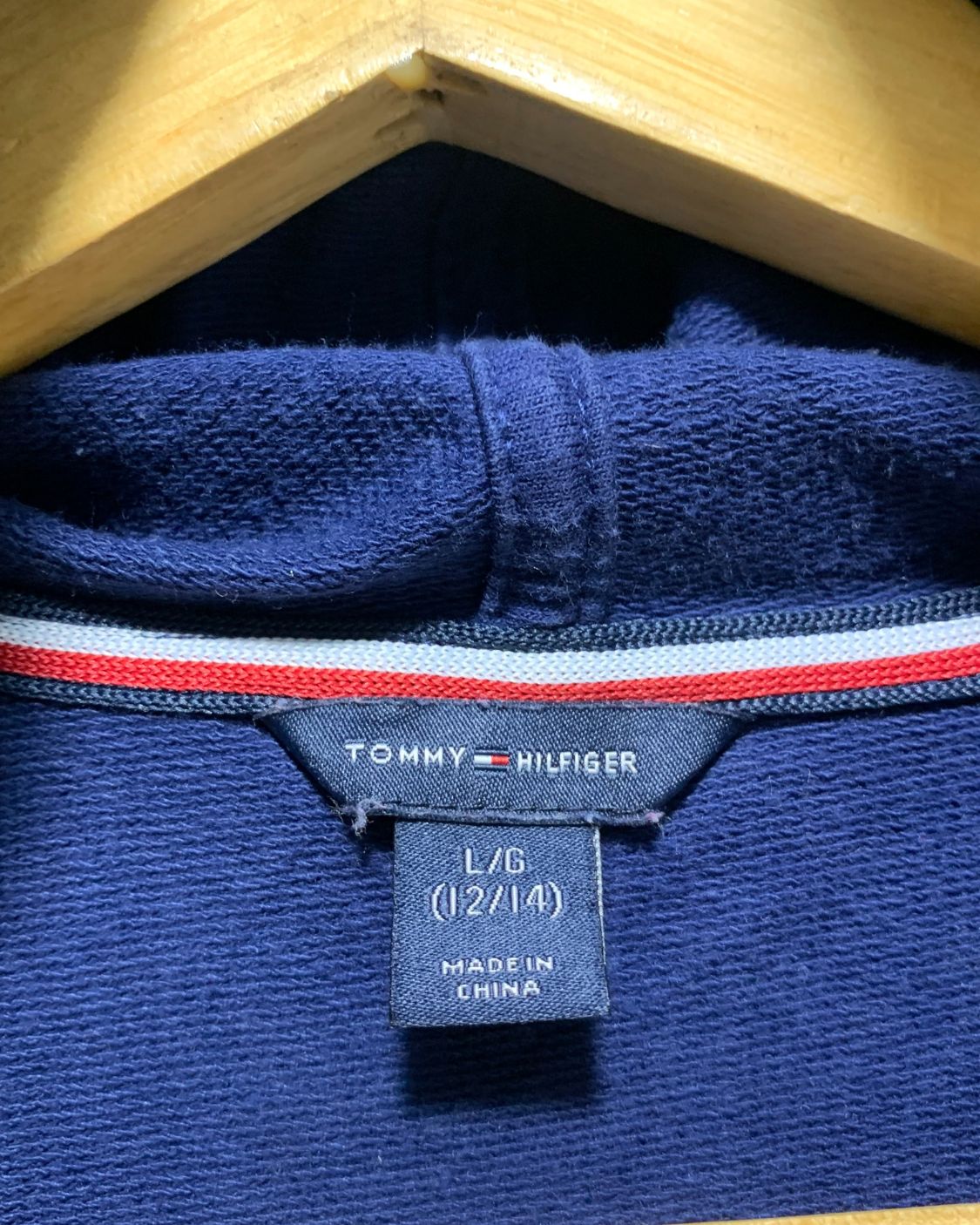 Tommy Hilfiger Blue Hoodie For Women 14 Years