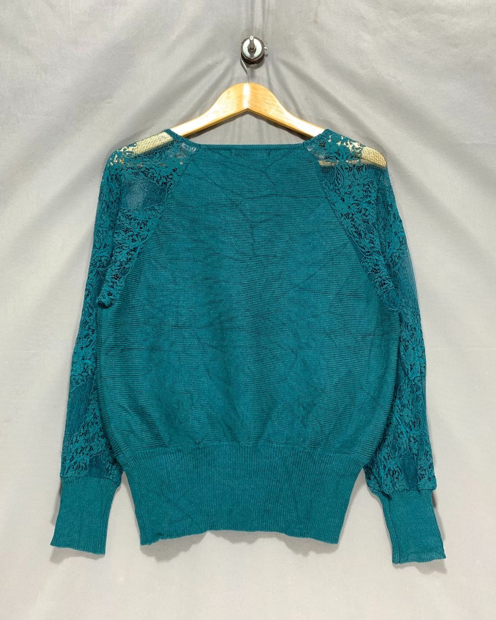 Zesica Green Sweater For Women M