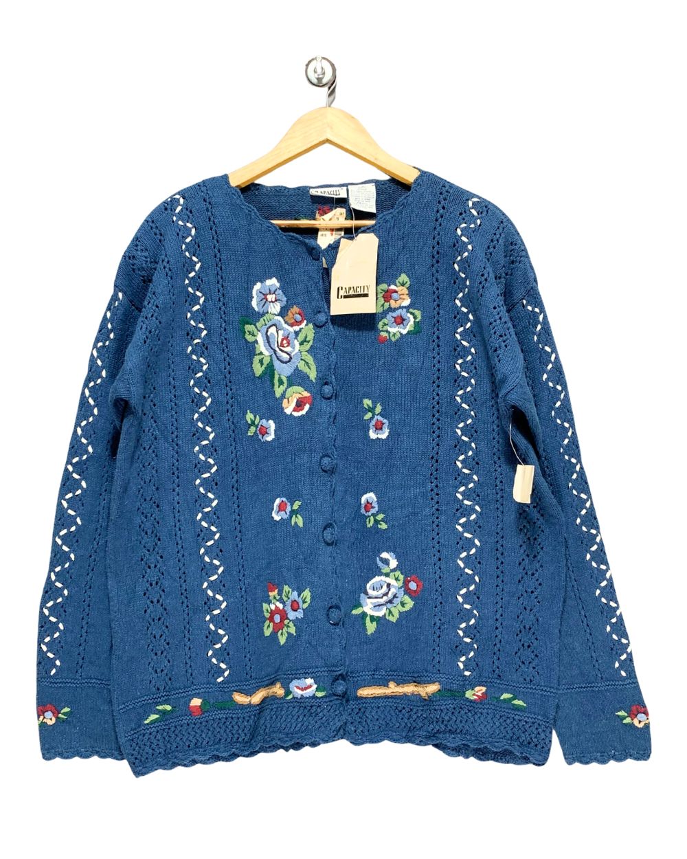 Capacity Blue Sweater For Women L