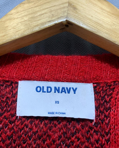 Old Navy Red Sweater For Women XS