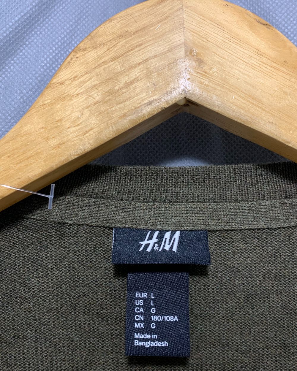 H&M Green Sweater For Women L