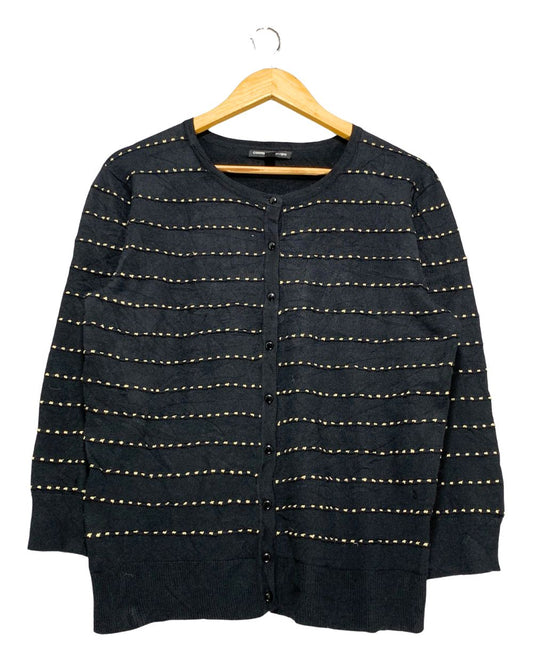 Cable & Gauge Black Sweater For Women M