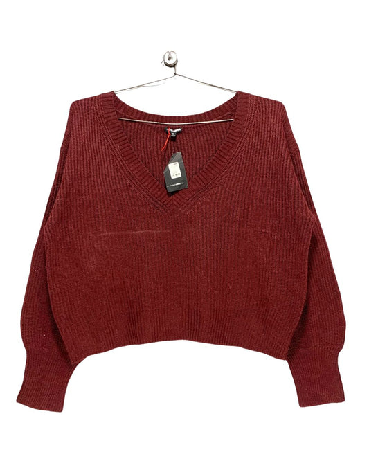 Fashion Nova Maroon Sweater For Women XXL