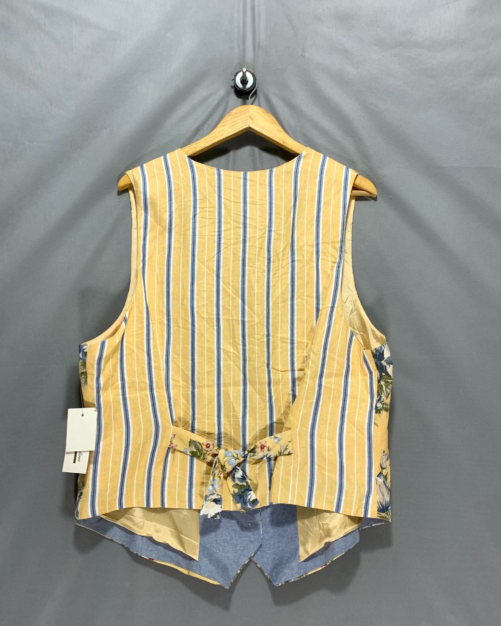 Marisa Christina Yellow Vest Jacket For Women L