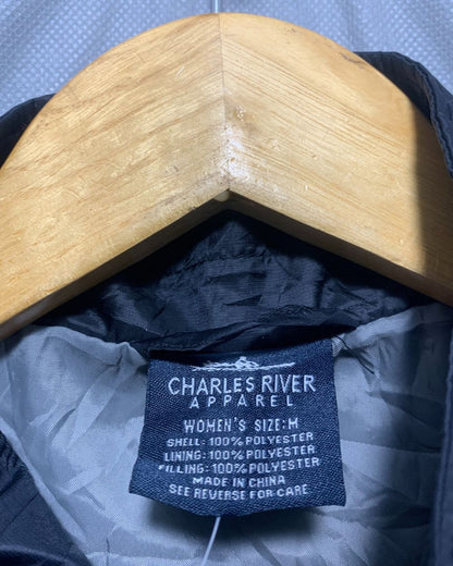 Charles River Black Vest Jacket For Women M