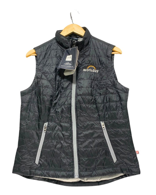 Charles River Black Vest Jacket For Women M
