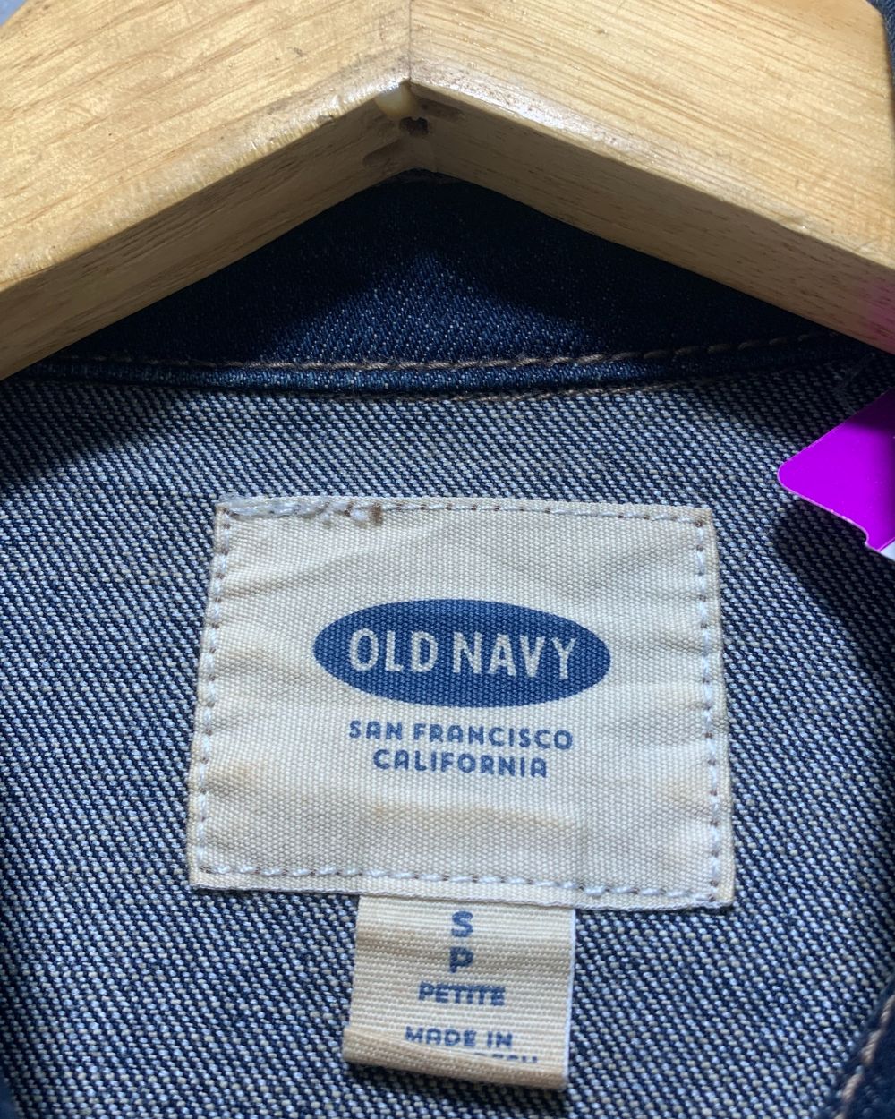 Old Navy Blue Denim Jacket For Women S