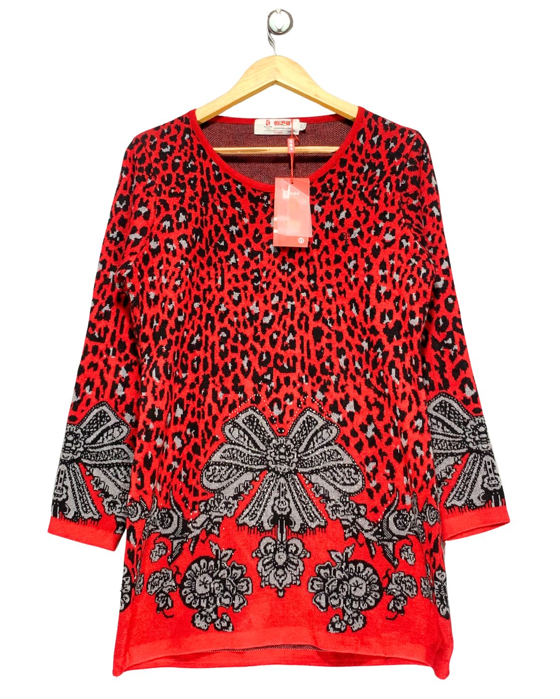 Beijing 2008 Red For Women Top M