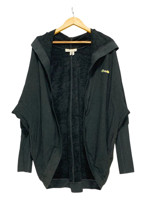 Lacoste Black Cape Shawl For Women