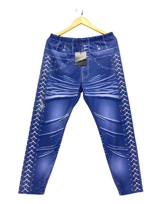 Just Fashion Now Blue Sport Gym tights For Women L