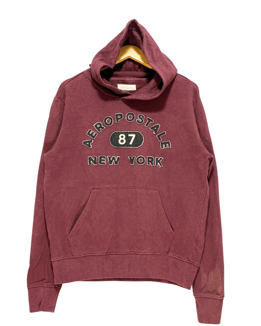 Aeropostale Maroon Hoodie For Women M