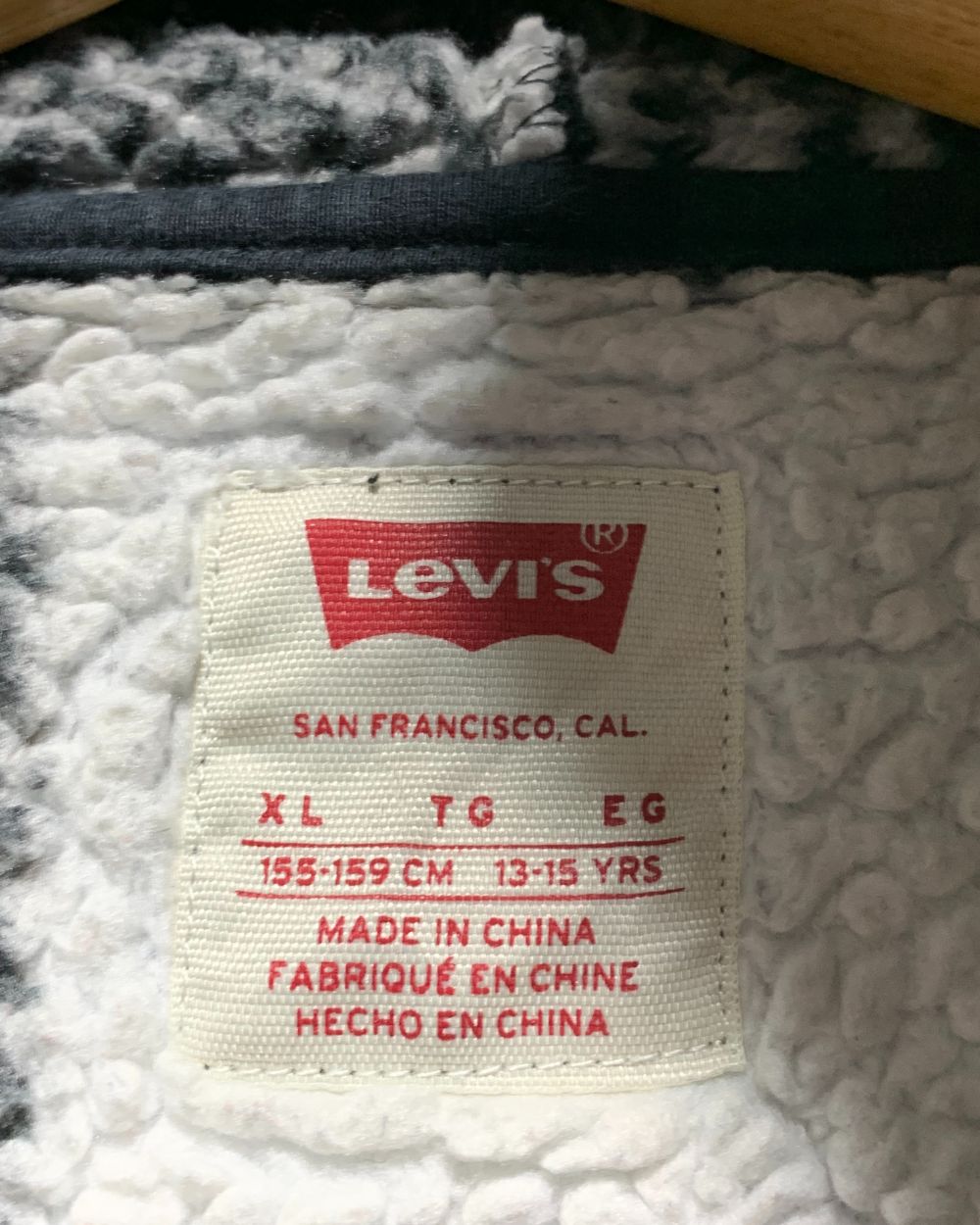 Levi's Black Hoodie For Women XS