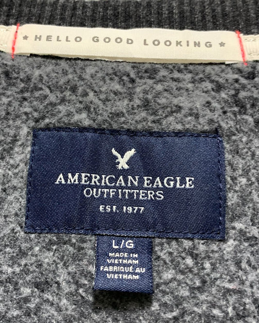 American Eagle Gray Sweatshirt For Women L