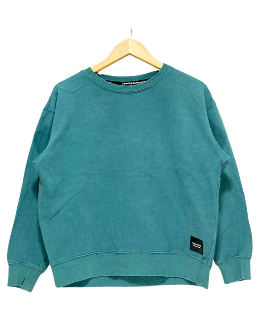 Calvin Klein Green Sweatshirt For Women L