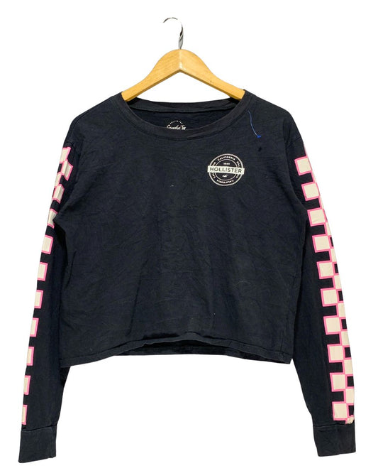 Hollister Black Sweatshirt For Women M