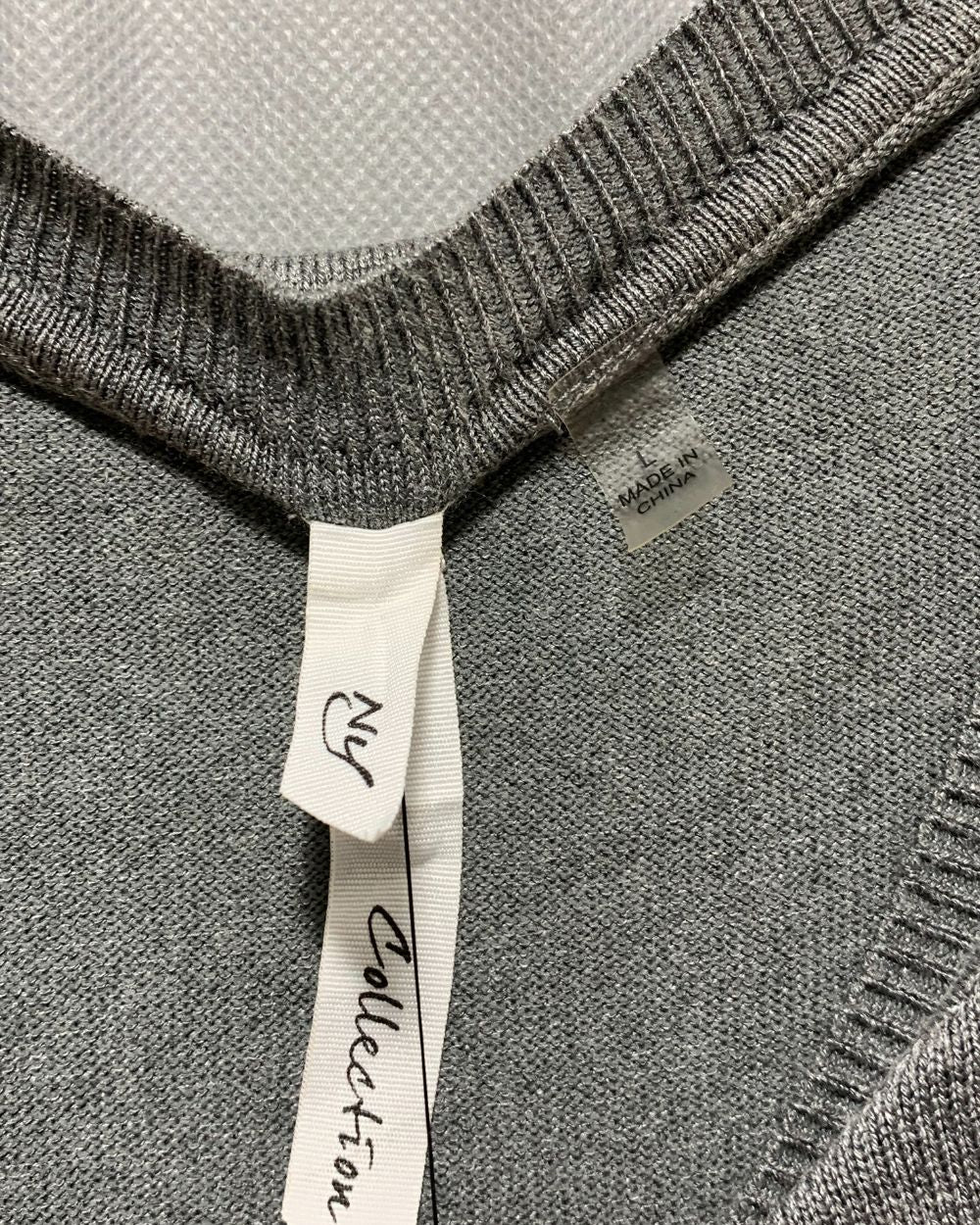 Ny Collection Gray Sweater For Women L