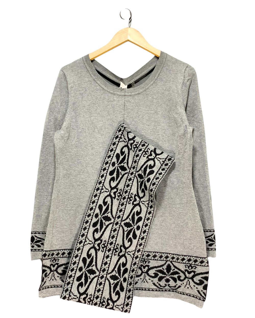 Ny Collection Gray Sweater For Women L