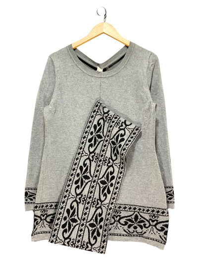 Ny Collection Gray Sweater For Women L
