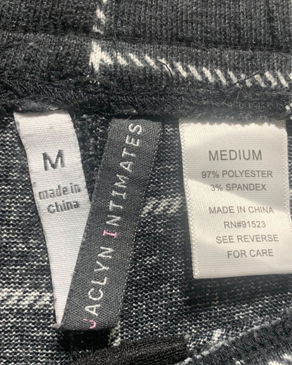 Jaclyn Intimates Black Night Trousers For Woman Medium