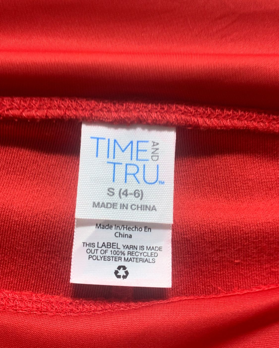 Time And Tru Red Night Trousers For Woman S