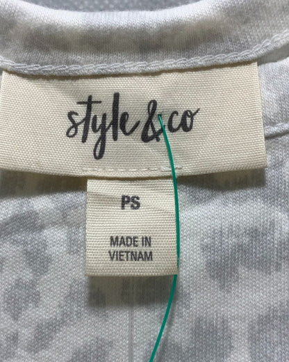 Style & Co White Cotton T Shirt For Women S