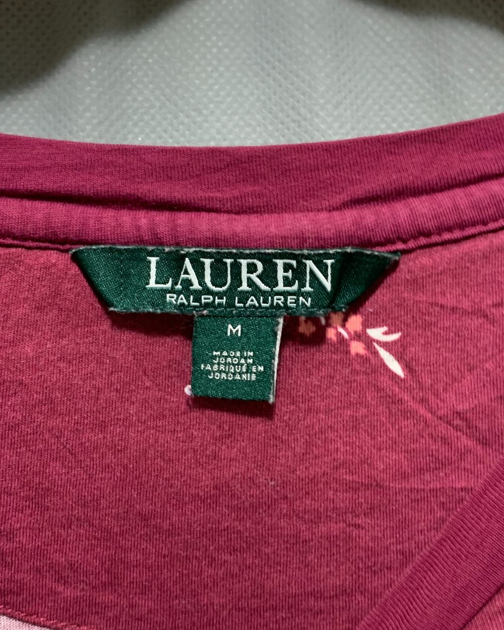 Ralph Lauren Purple Cotton T Shirt For Women M