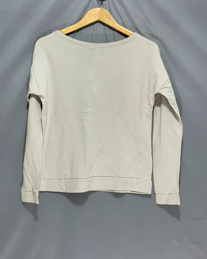 Next Level Cream Cotton T Shirt For Women S