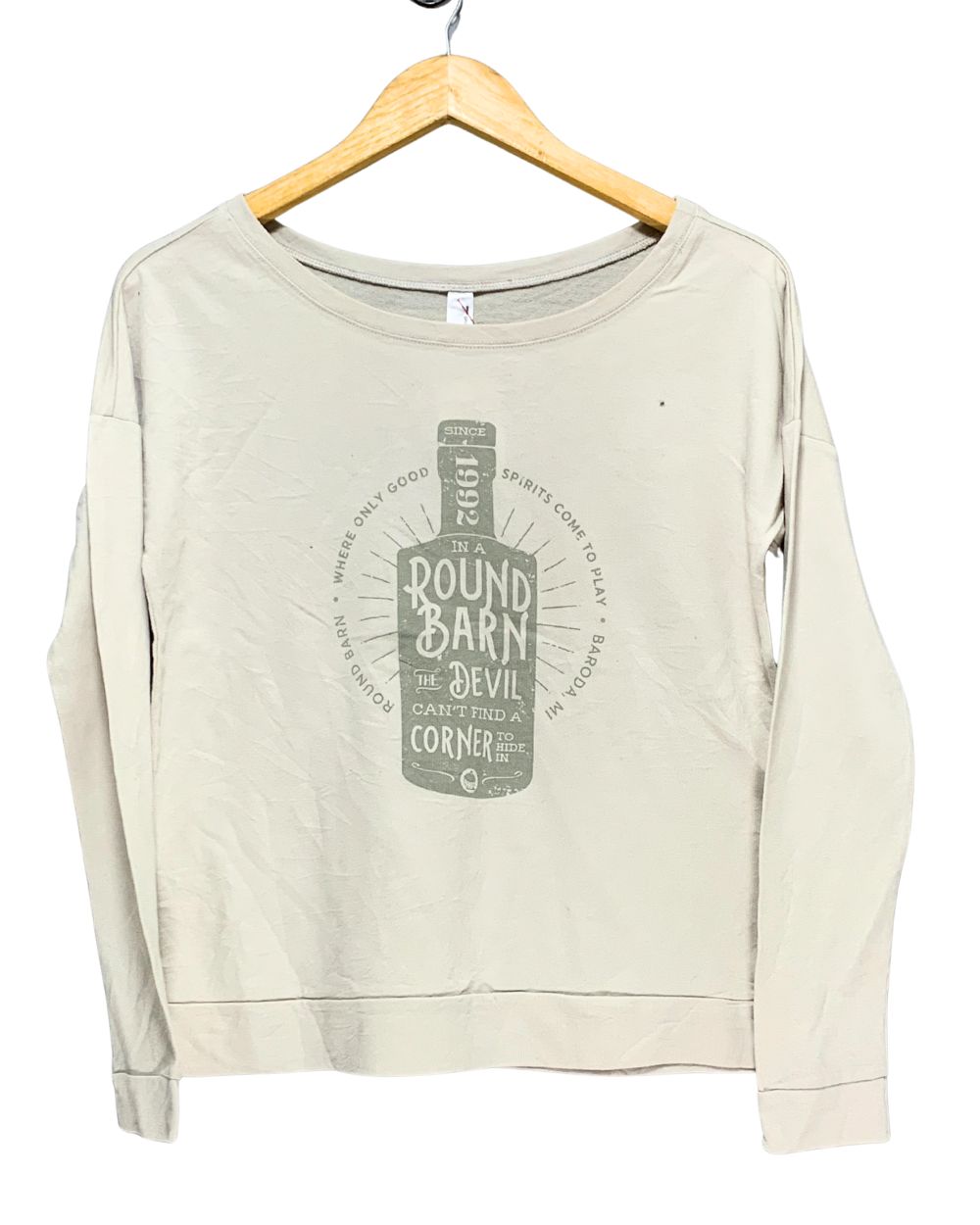 Next Level Cream Cotton T Shirt For Women S