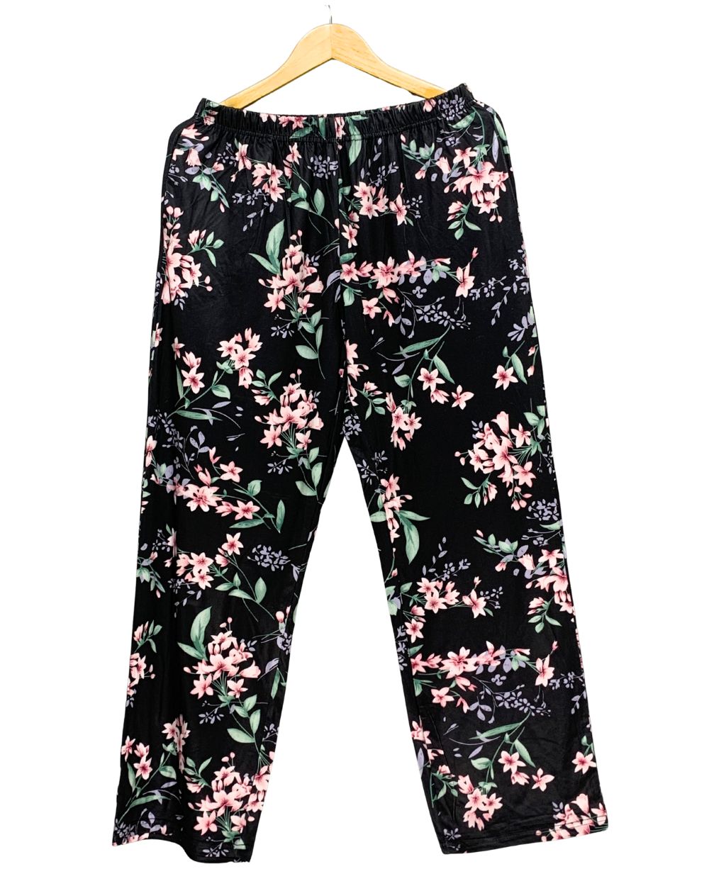 Ekouaer Black Plazo For Women M