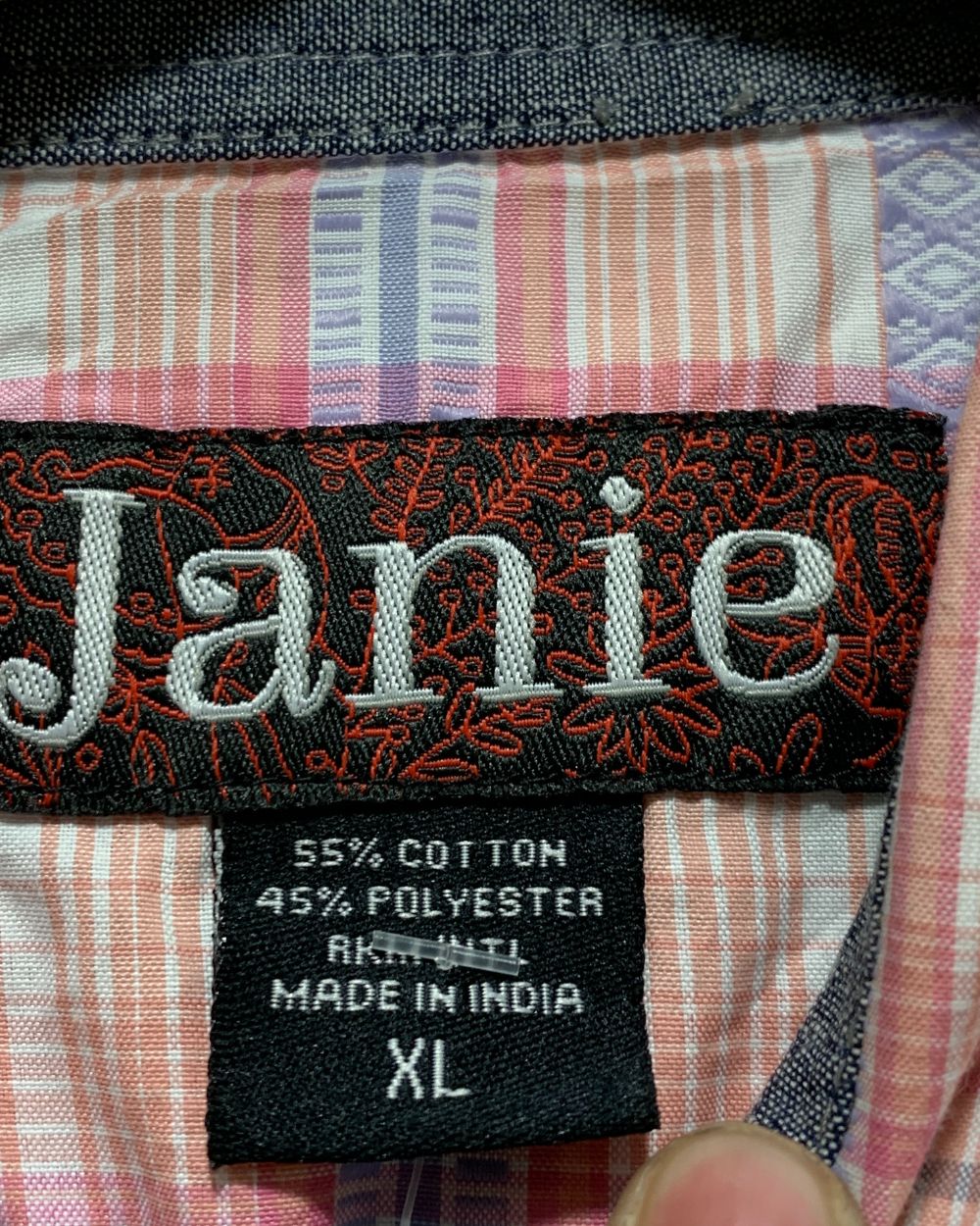 Janie Pink T Shirt For Women XL