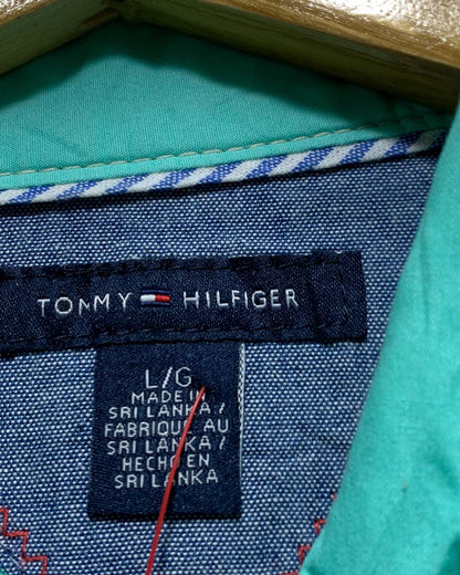 Tommy Hilfiger Green T Shirt For Women L