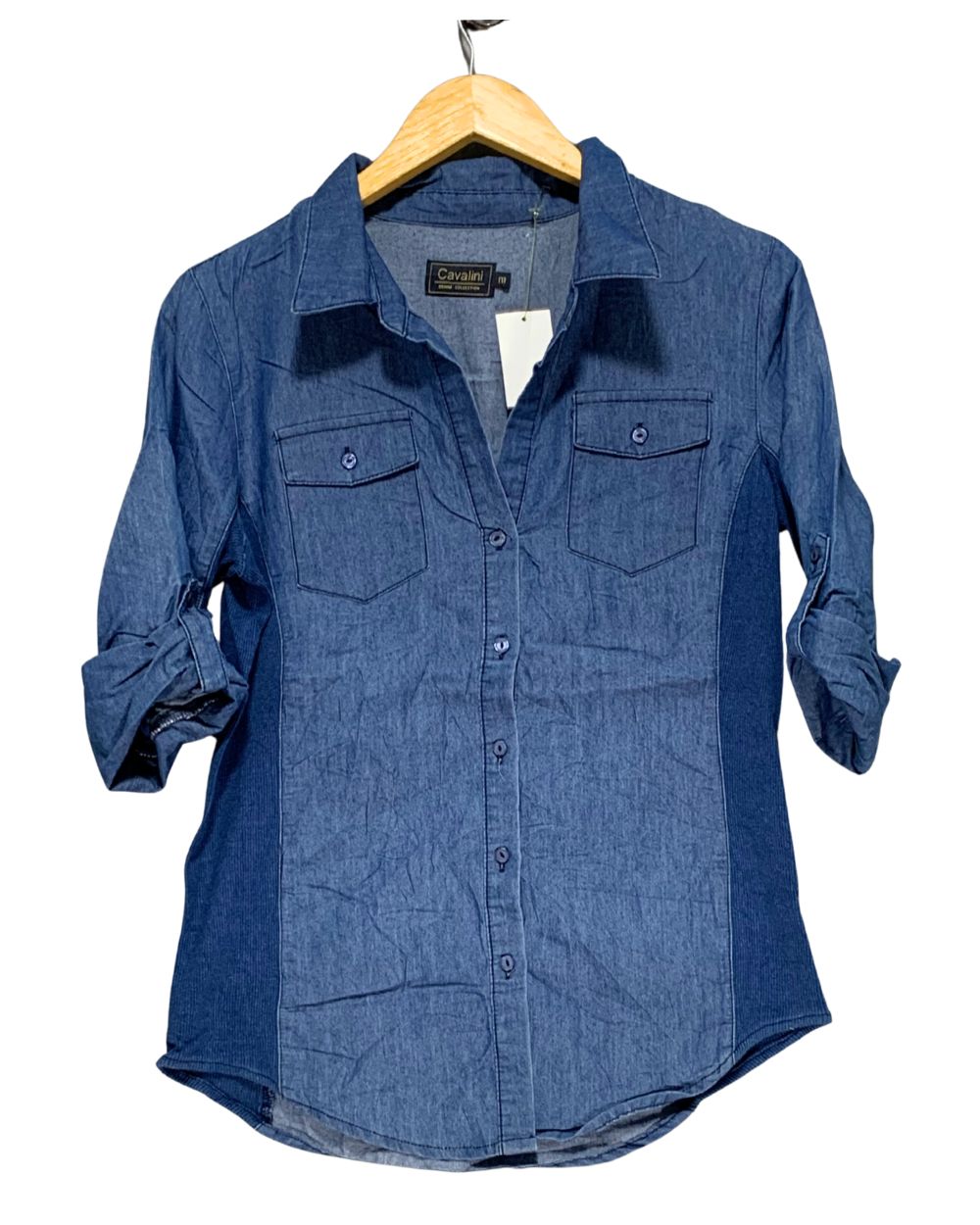 Cavalini Blue T Shirt For Women M