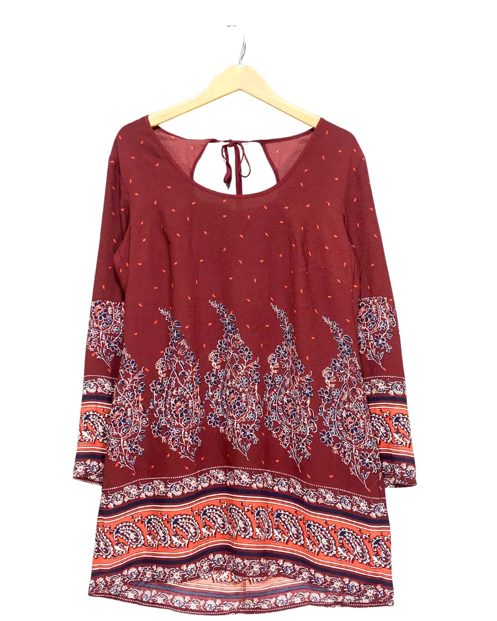 Xhilaration Maroon For Women Top M