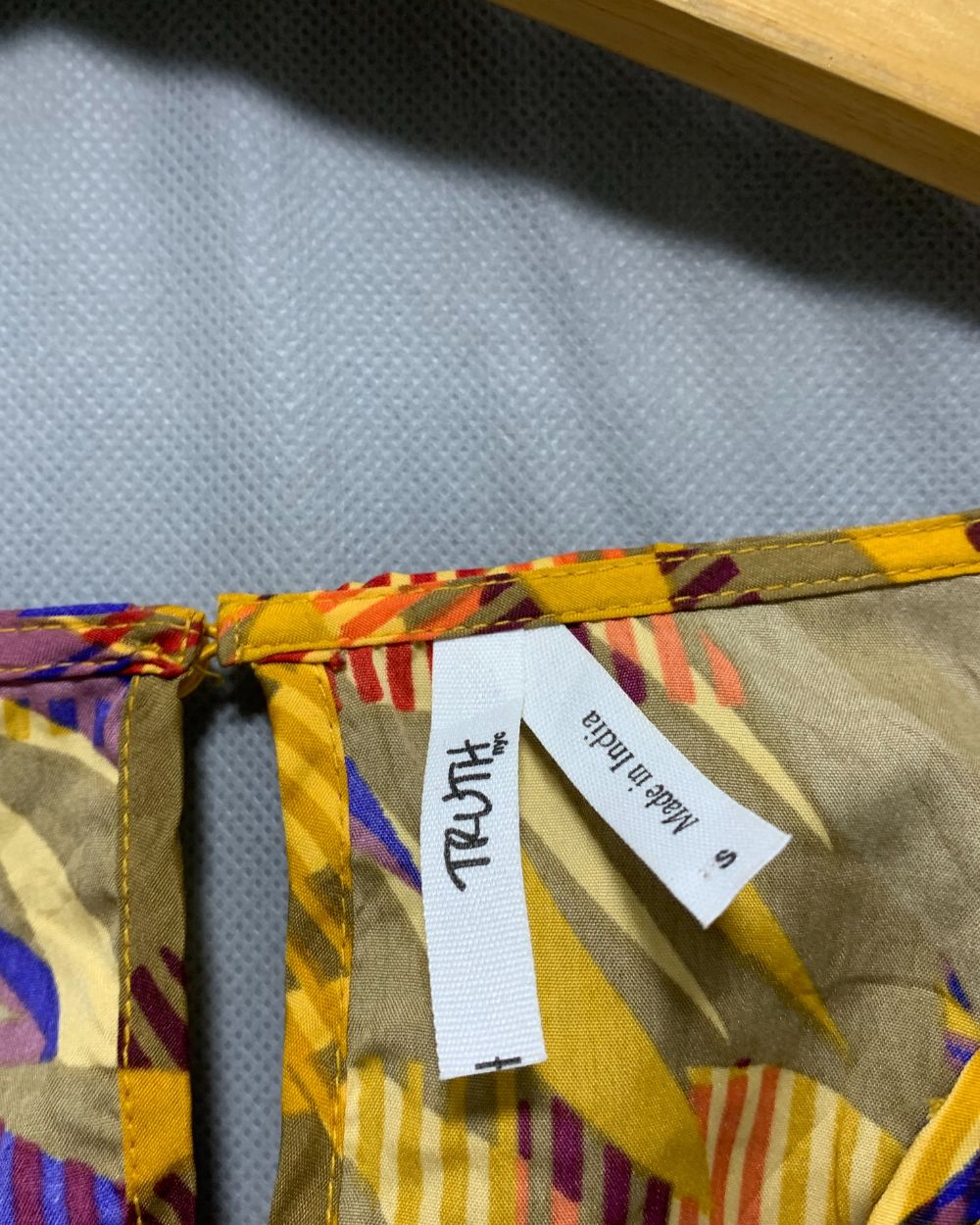 Truth Yellow For Women Crop Top S