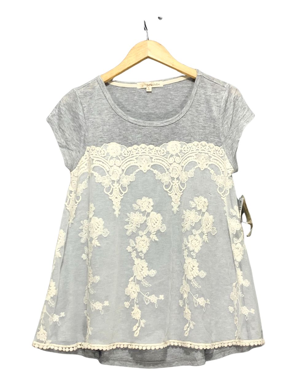 Rewind Gray For Women Top L