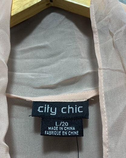 City Chic Pink For Women Top L