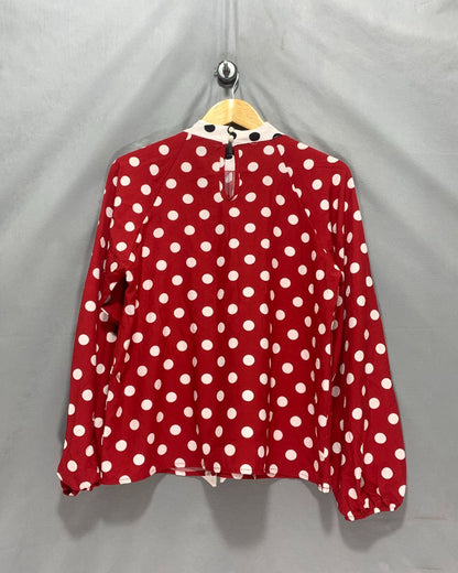 SHEIN Red For Women Top M