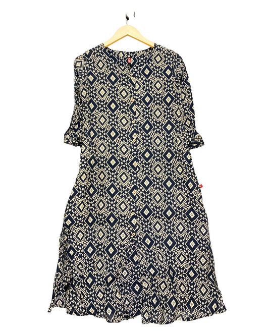 Thrift Queen Blue For Women Dresses M