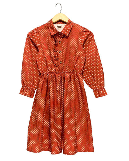 Thrift Queen Brown For Women Dresses S