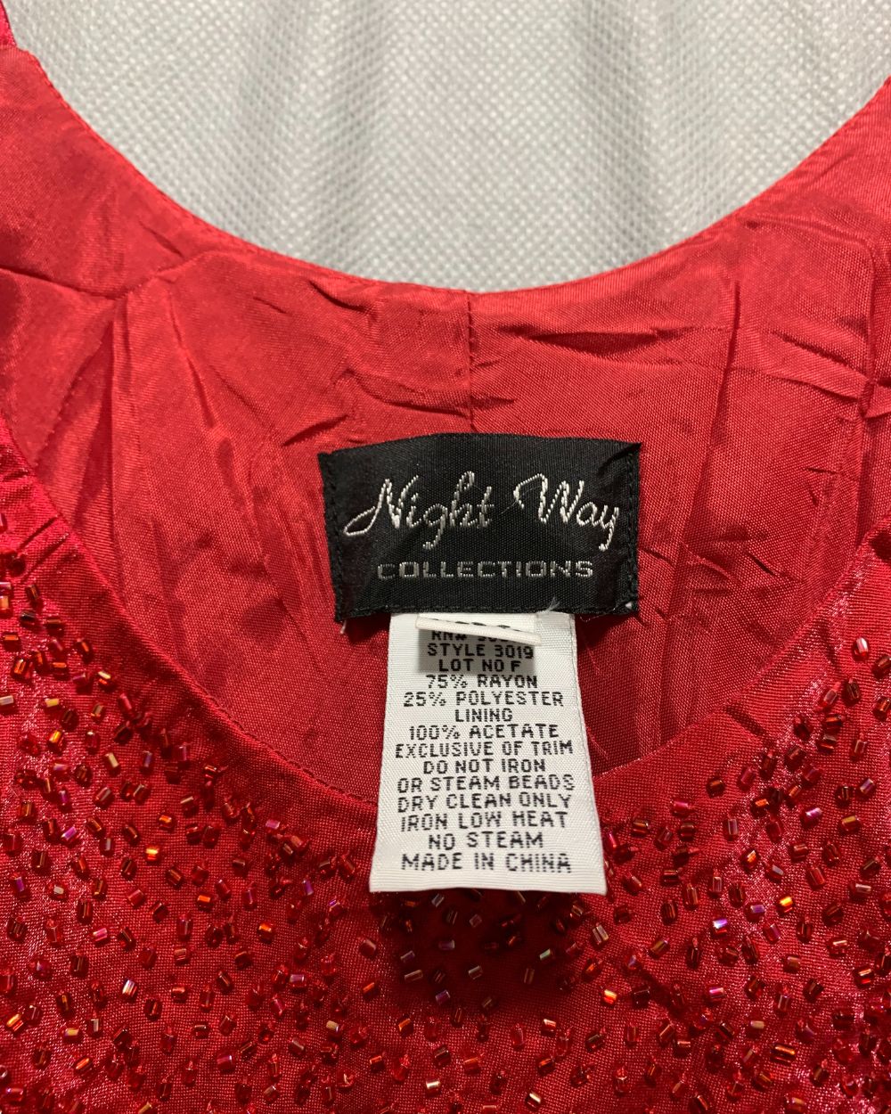 Night Way Red For Women Dresses M