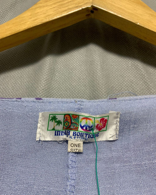 Thrift Queen Blue For Women Top S