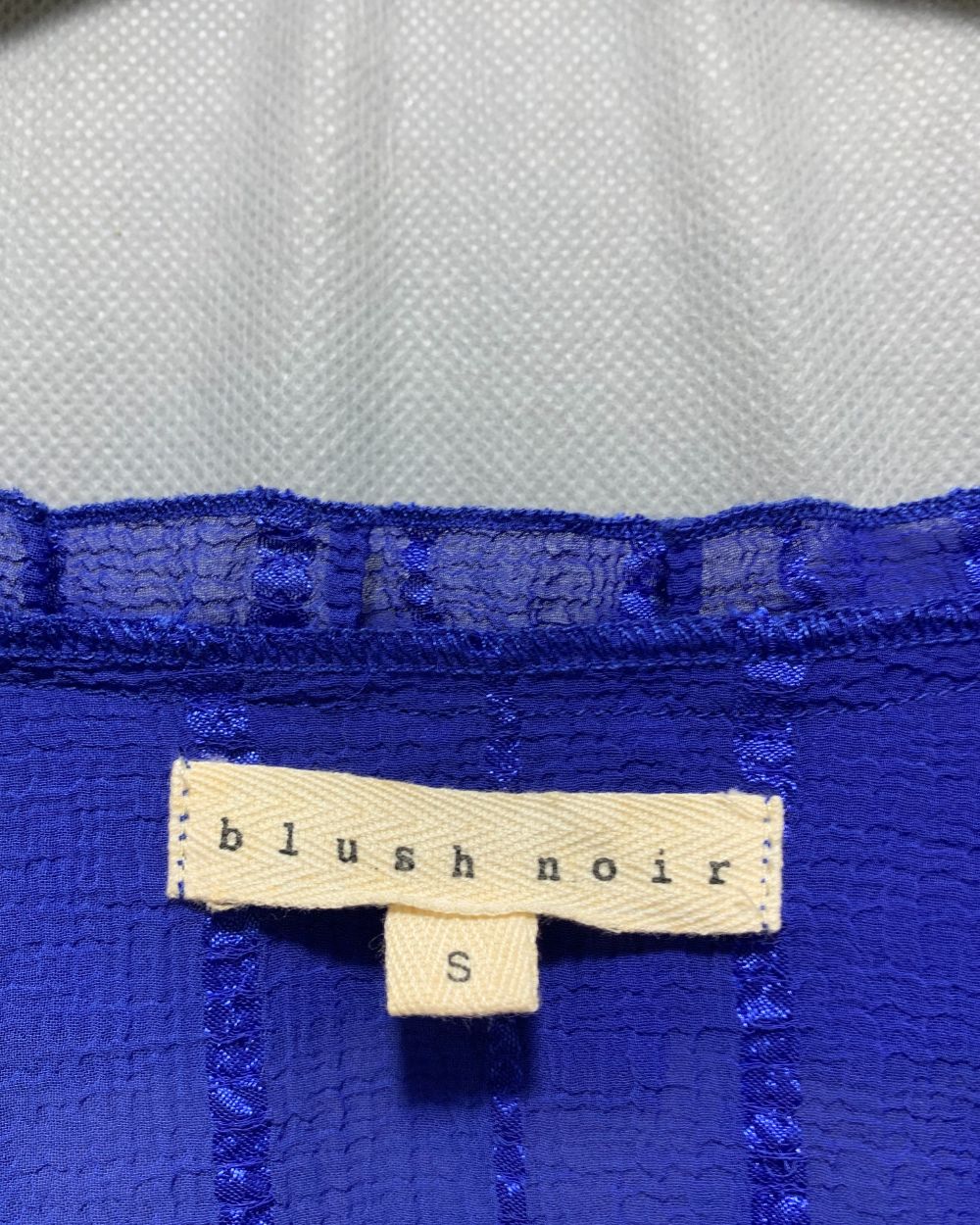Blush Noir Blue For Women Crop Top S