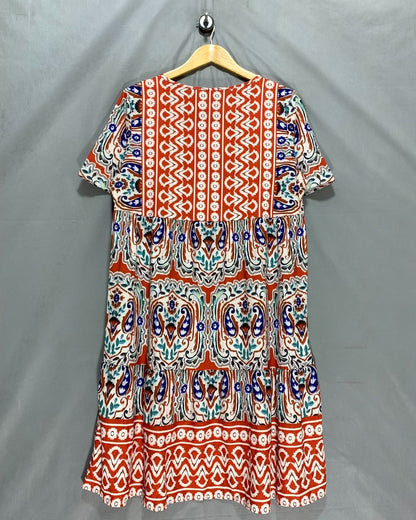 Made With Love Orange For Women Dresses L